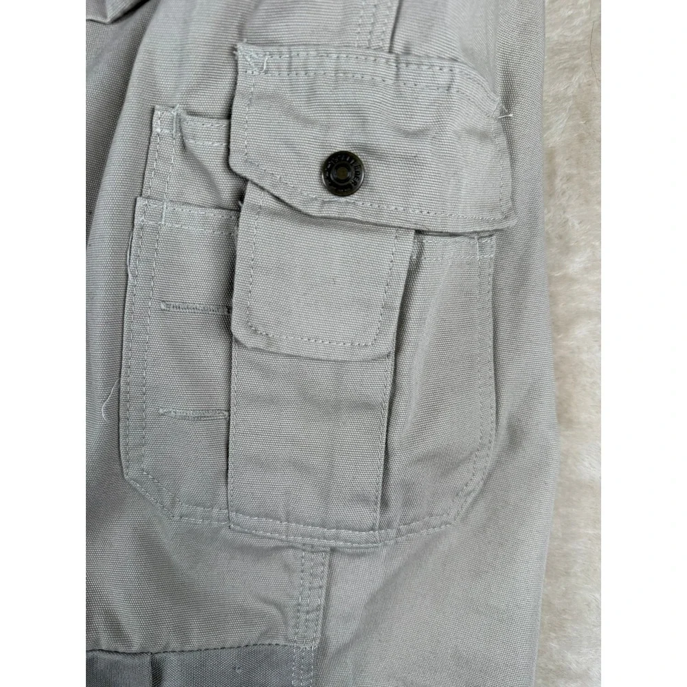 BLAKLADER Workwear Cargo Pants Beige Utility Double Knee Multi-Pockets Men 42X30